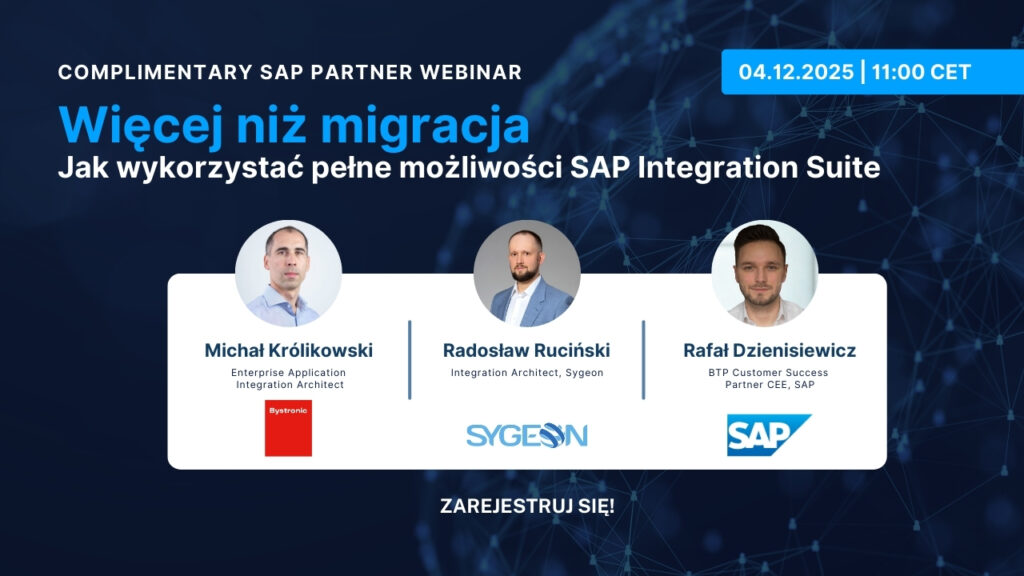 Webinar - SAP Integration Suite