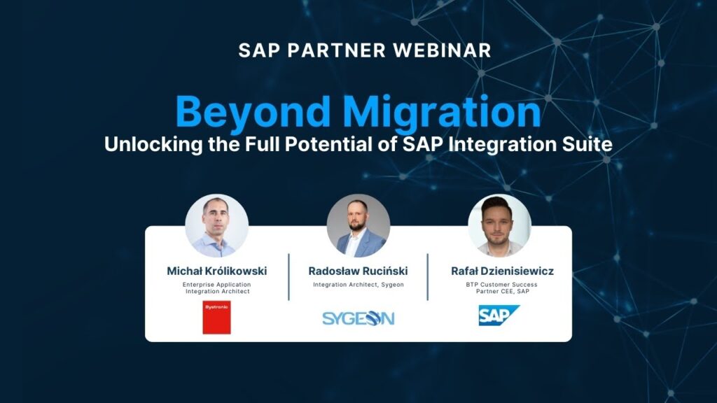 Webinar Summary: Beyond Migration - Unlocking the Full Potential of SAP Integration Suite